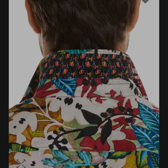 Robert Graham Havana Classic Fit Button-Down Shirt 3XL LINEN TROPICAL - Picture 12 of 12